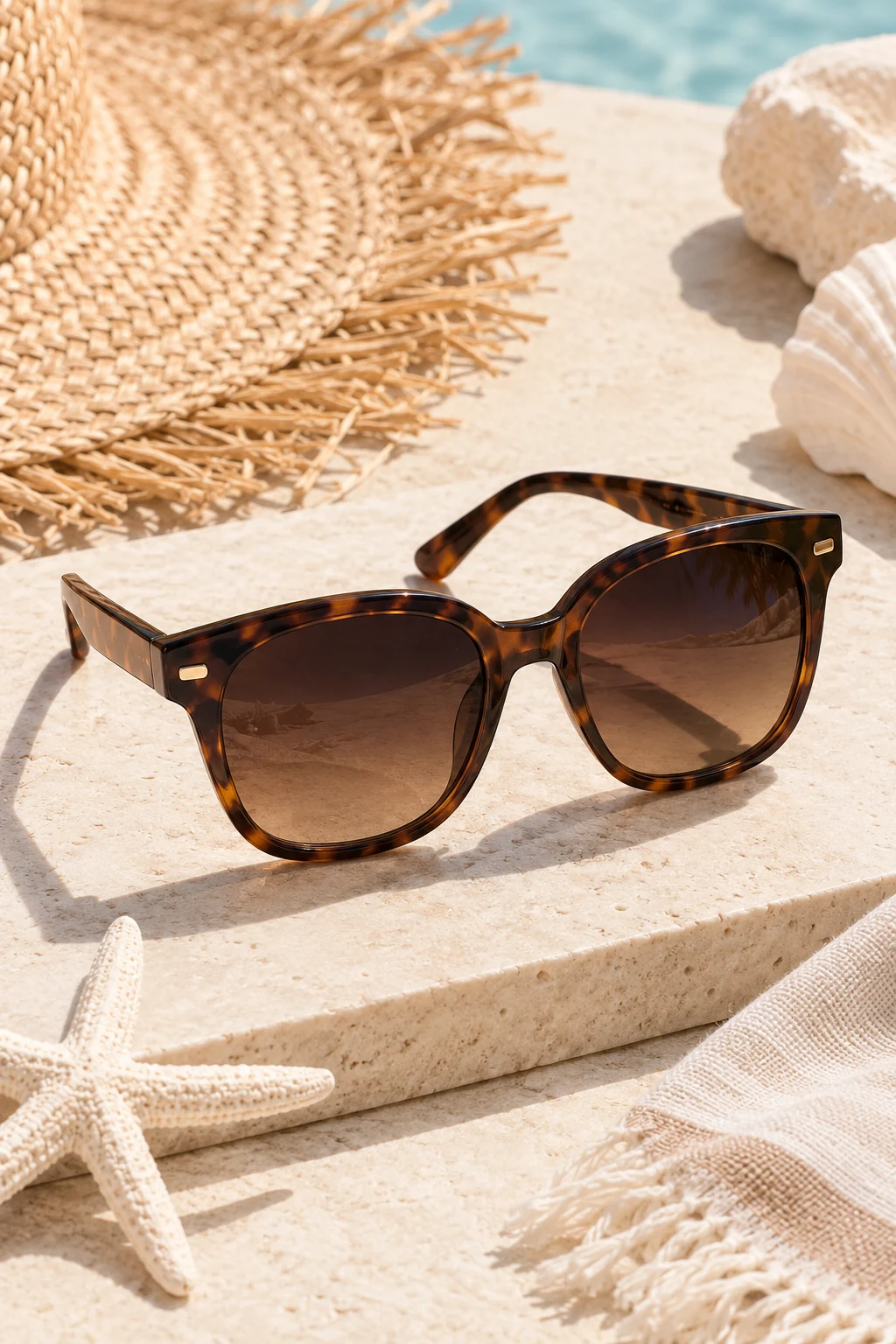 Sunglasses With Serious UV Protection — Summer beach bag essentials style outfit