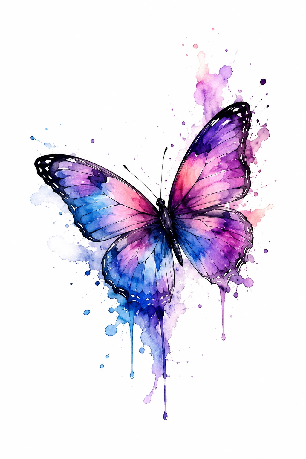 Watercolor Butterfly — tattoo butterfly ideas style outfit