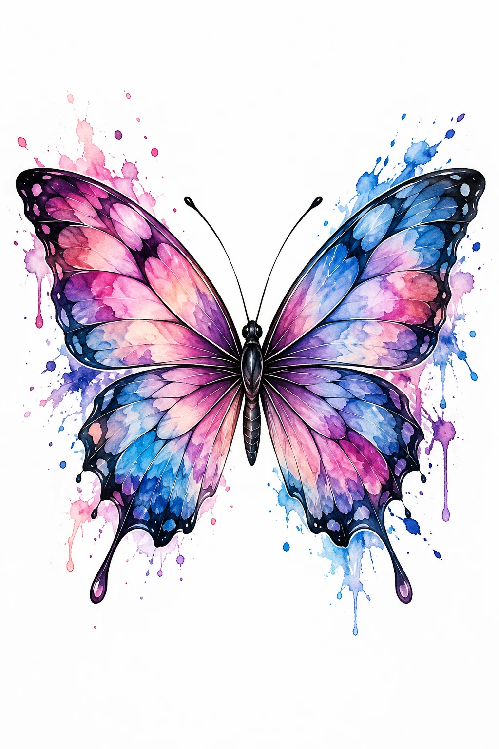 Watercolor Butterfly — tattoo ideas female butterfly style outfit