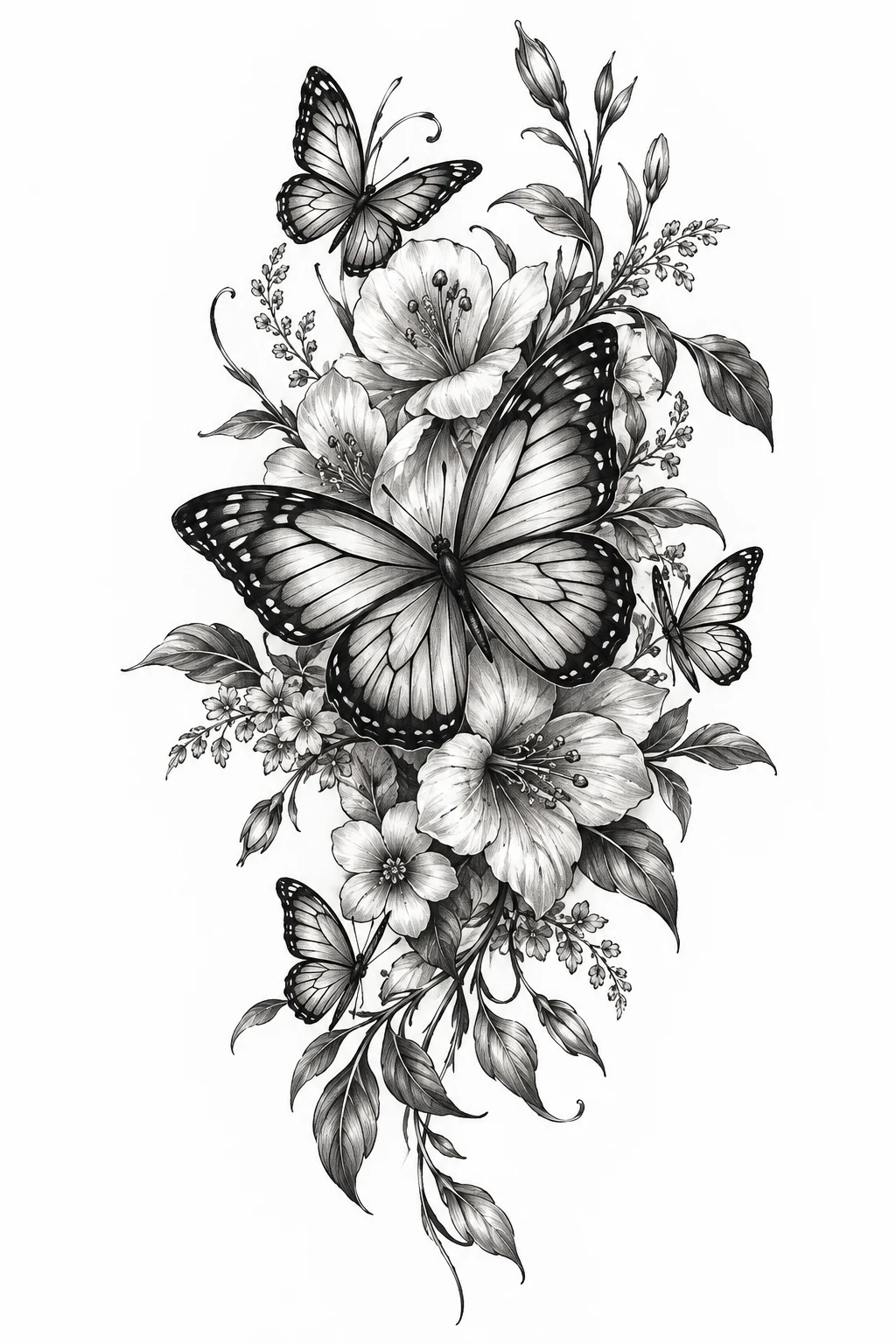 Butterfly Cover-Up Garden — tattoo ideas female butterfly style outfit
