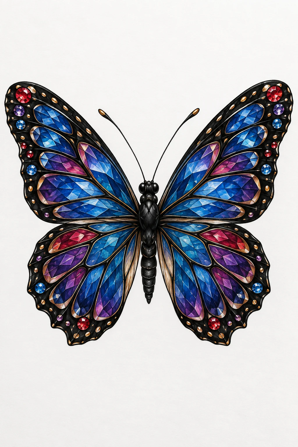Jewel-Wing Monarch: A Unique Butterfly Tattoo Creative Statement — unique butterfly tattoo creative style outfit