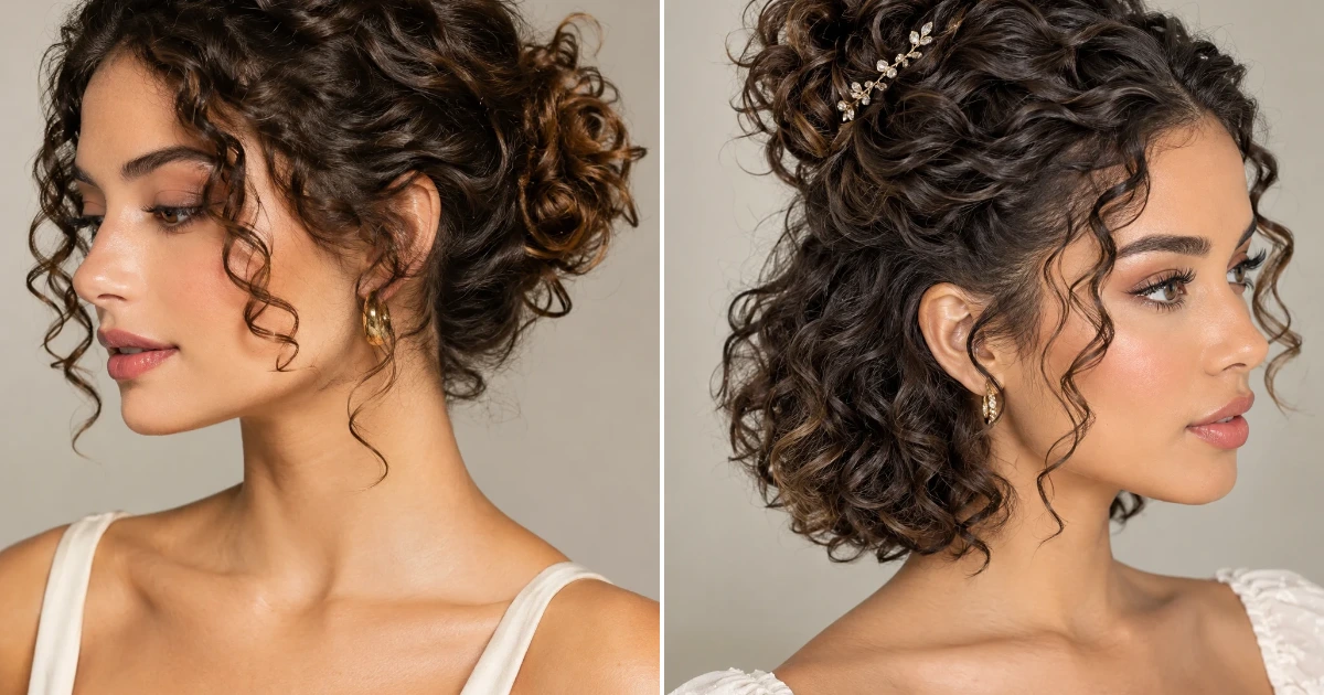13 Gorgeous Updos for Short Curly Hair You’ll Want to updos for short curly hair