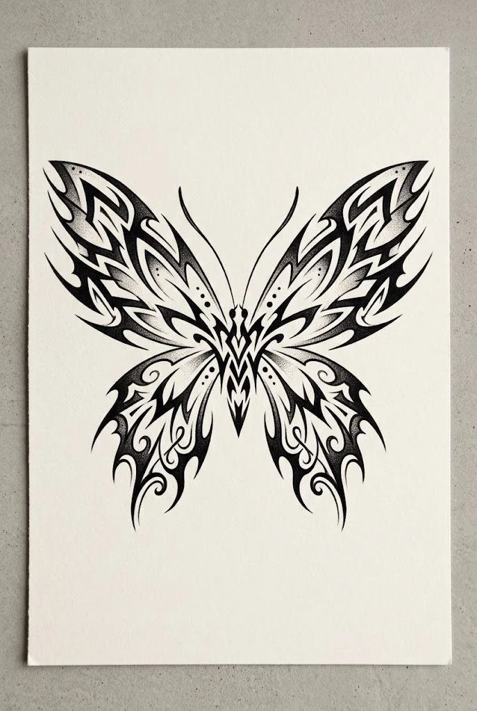Low-Rise Y2K Butterfly Back Tattoo — y2k butterfly tattoo style outfit