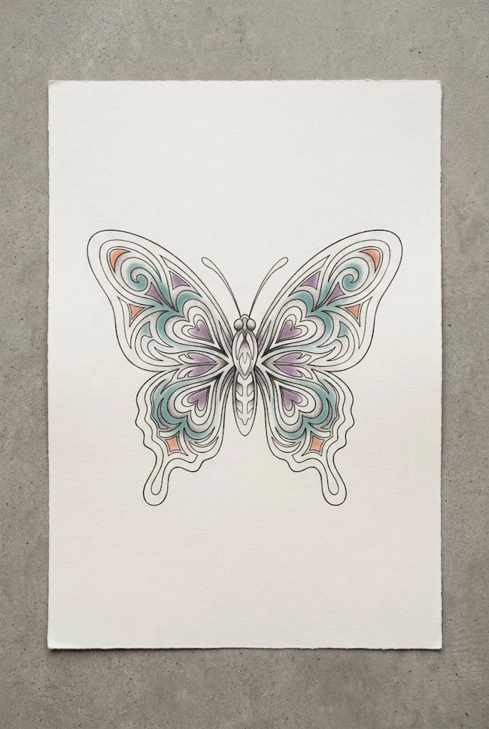 Micro Fine-Line Ankle Butterfly — y2k butterfly tattoo style outfit