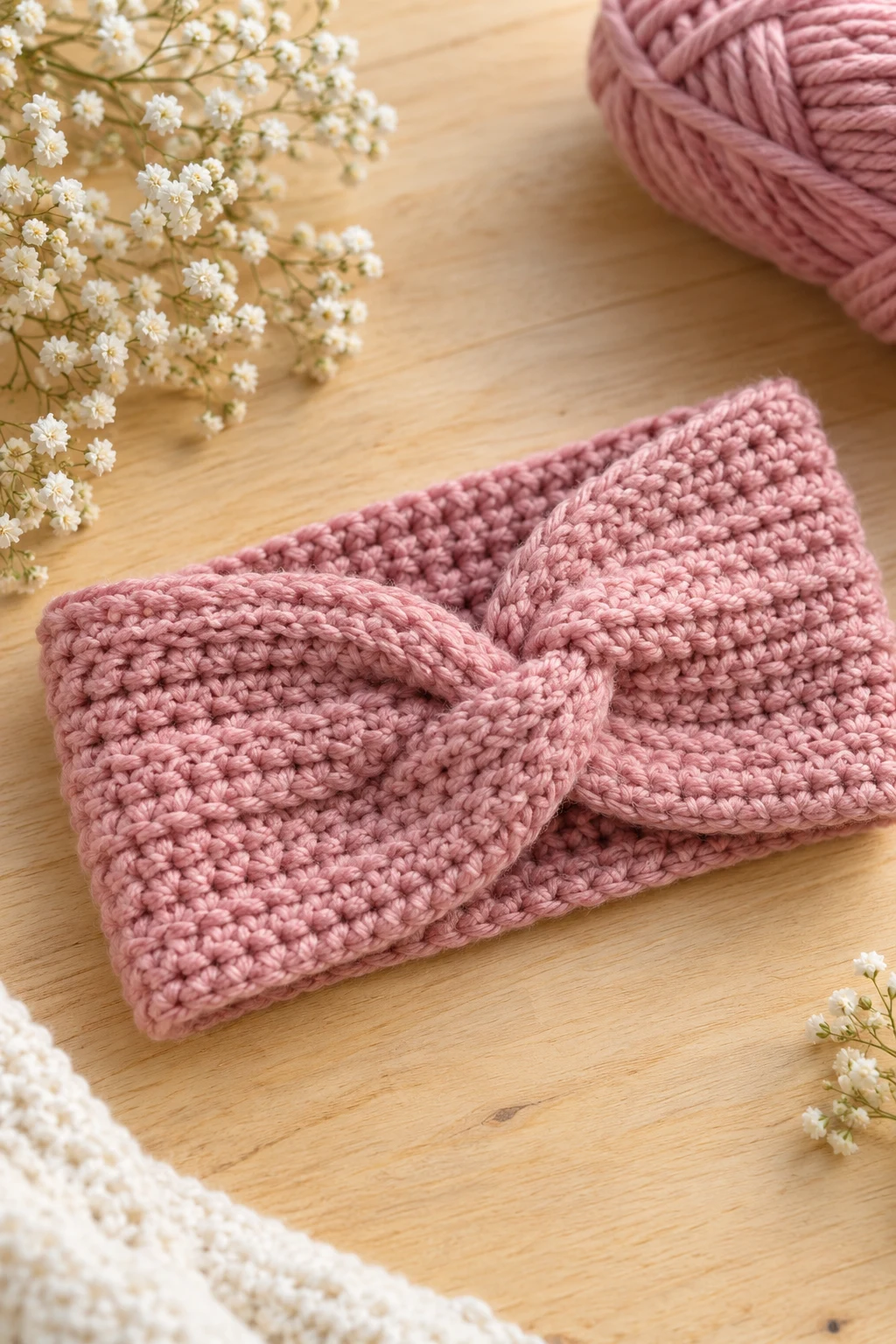 A Soft Crochet Ear Warmer — 100g crochet projects