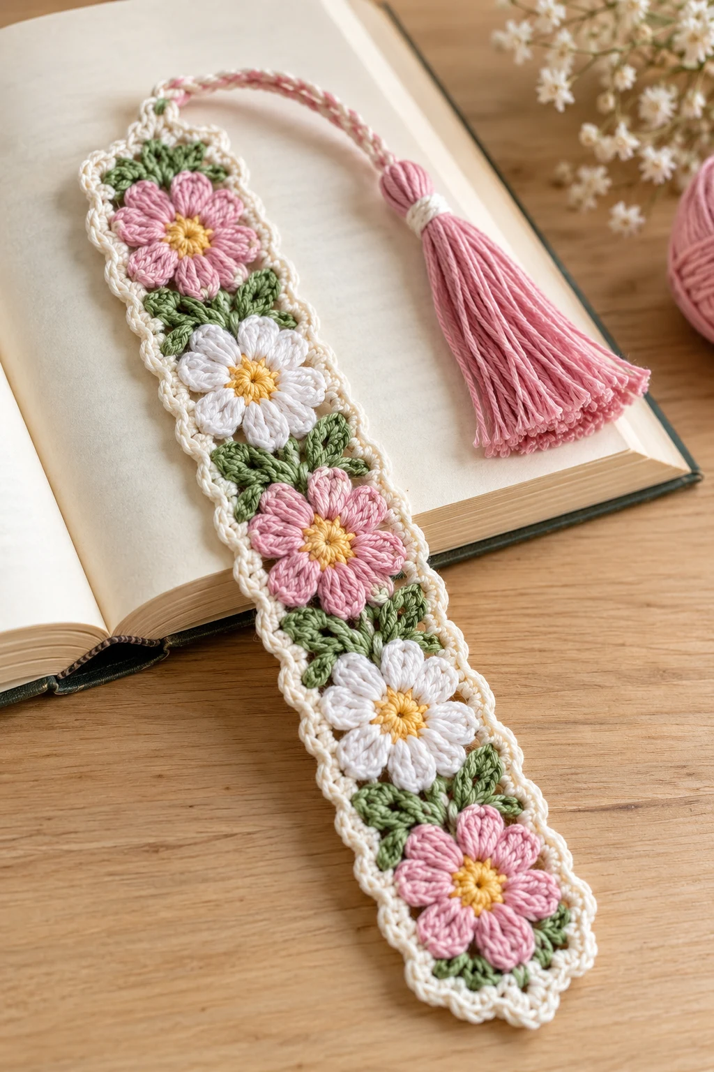 A Delicate Crochet Bookmark — 100g crochet projects