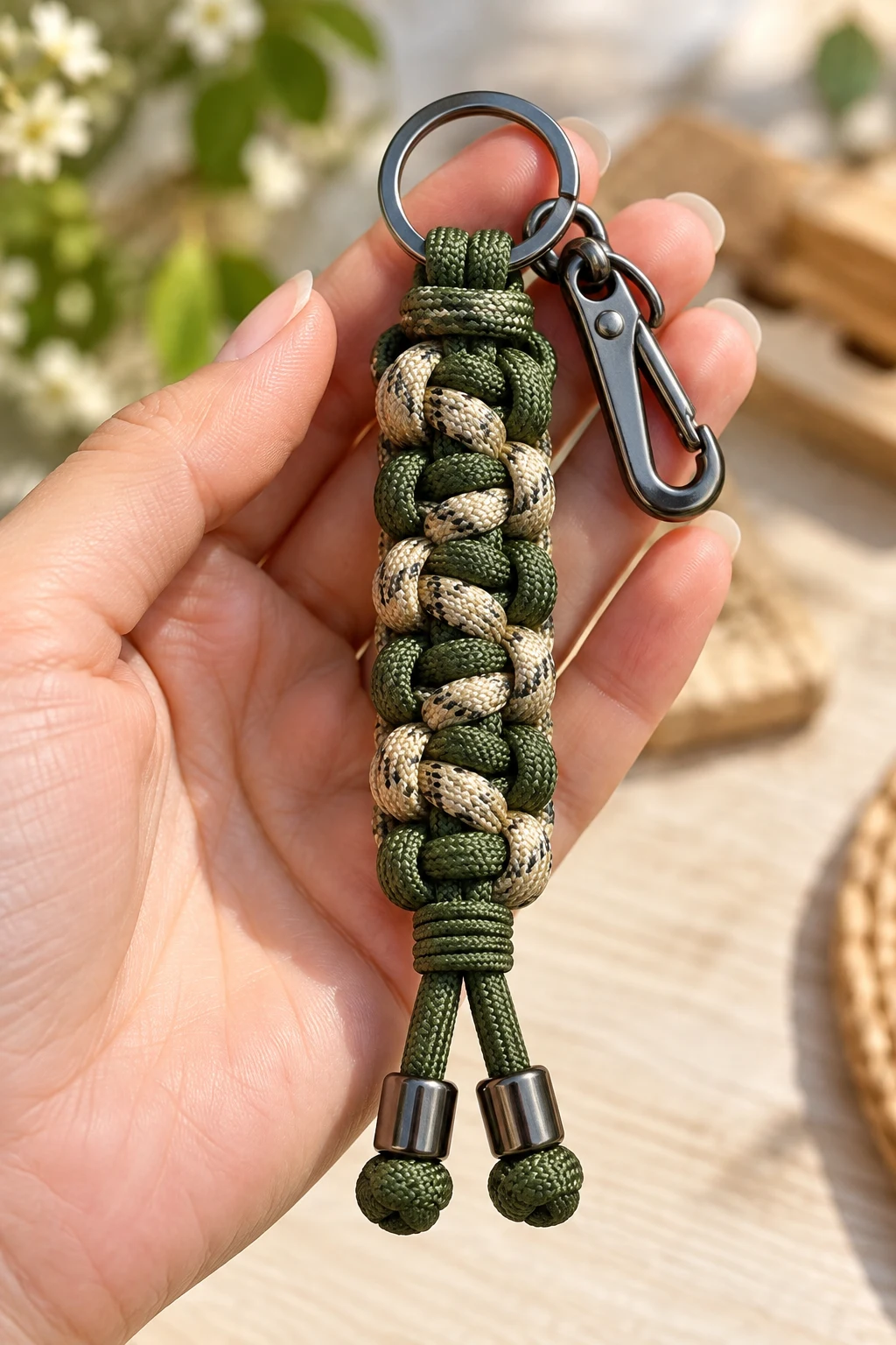 Paracord Keychain for Everyday Carry — aesthetic keychain style outfit