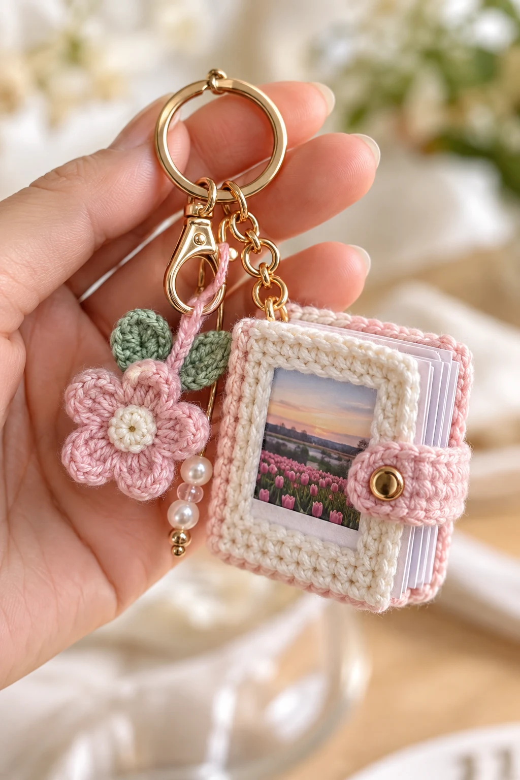 Mini Photo Memory Keychain — aesthetic keychain style outfit