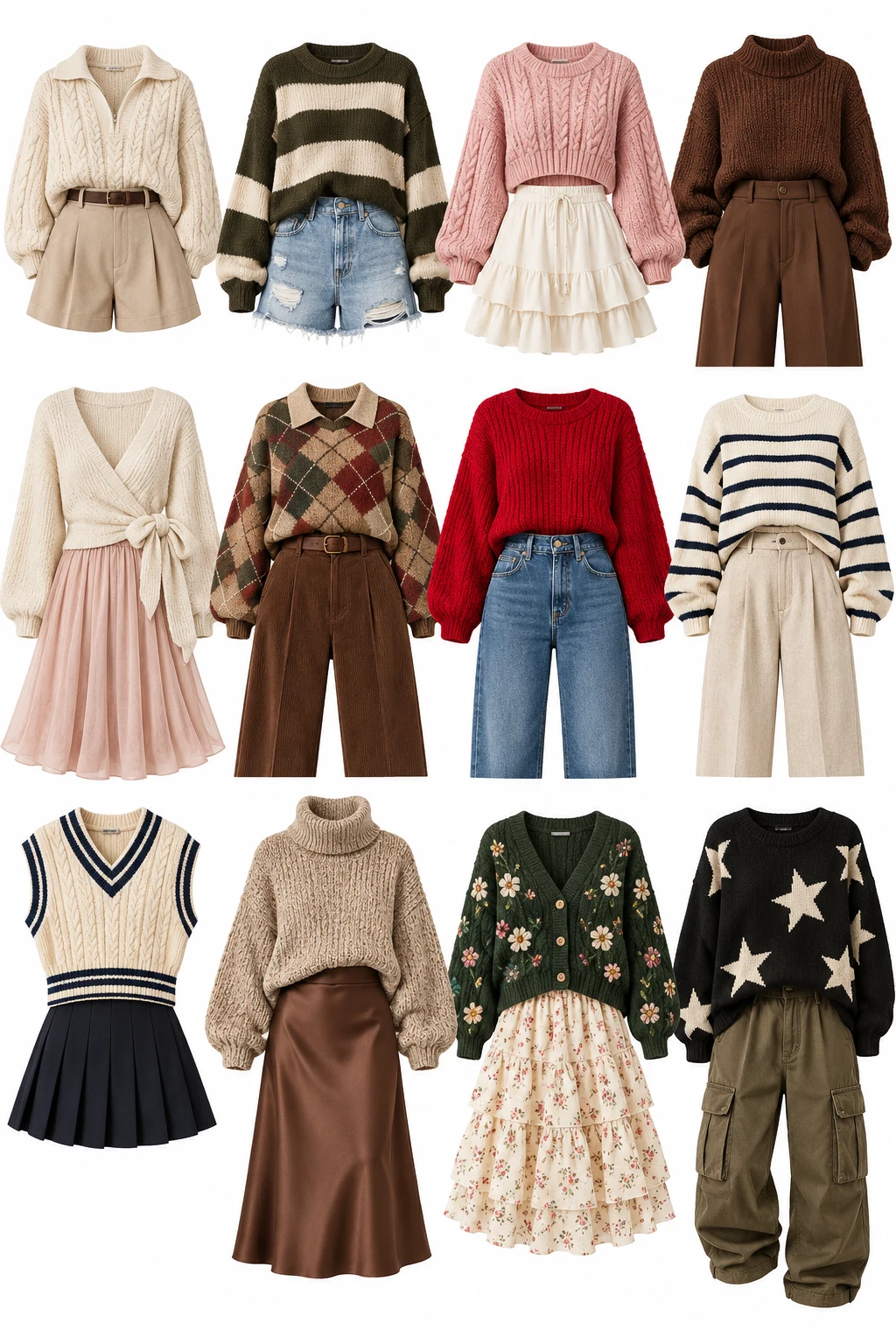 Shop: aesthetic sweater outfits