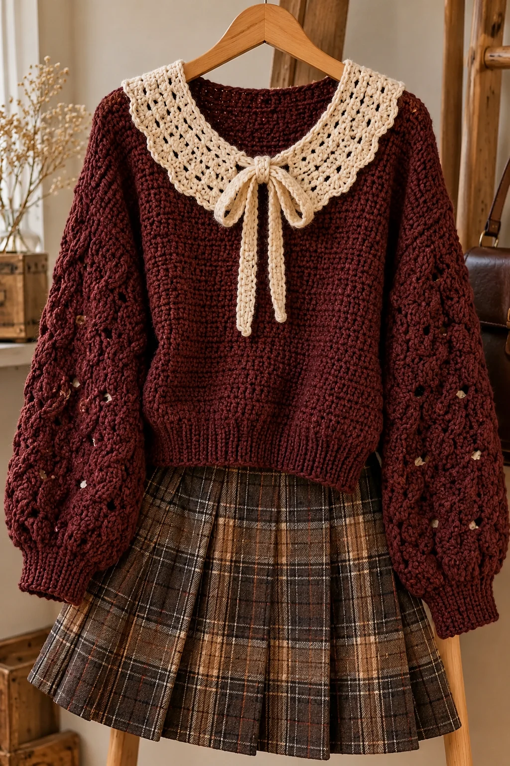 Dark Academia Sweater Outfits With Vintage Charm — aesthetic sweater outfits