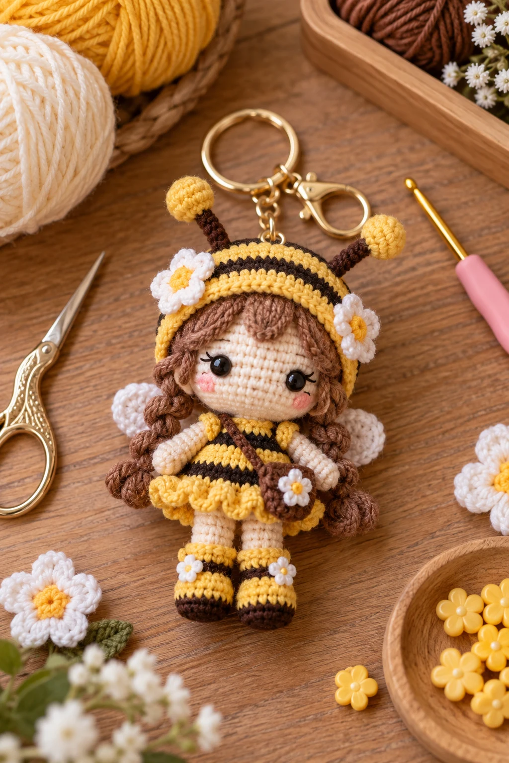 amigurumi keychain — Outfit 14 — amigurumi keychain style outfit