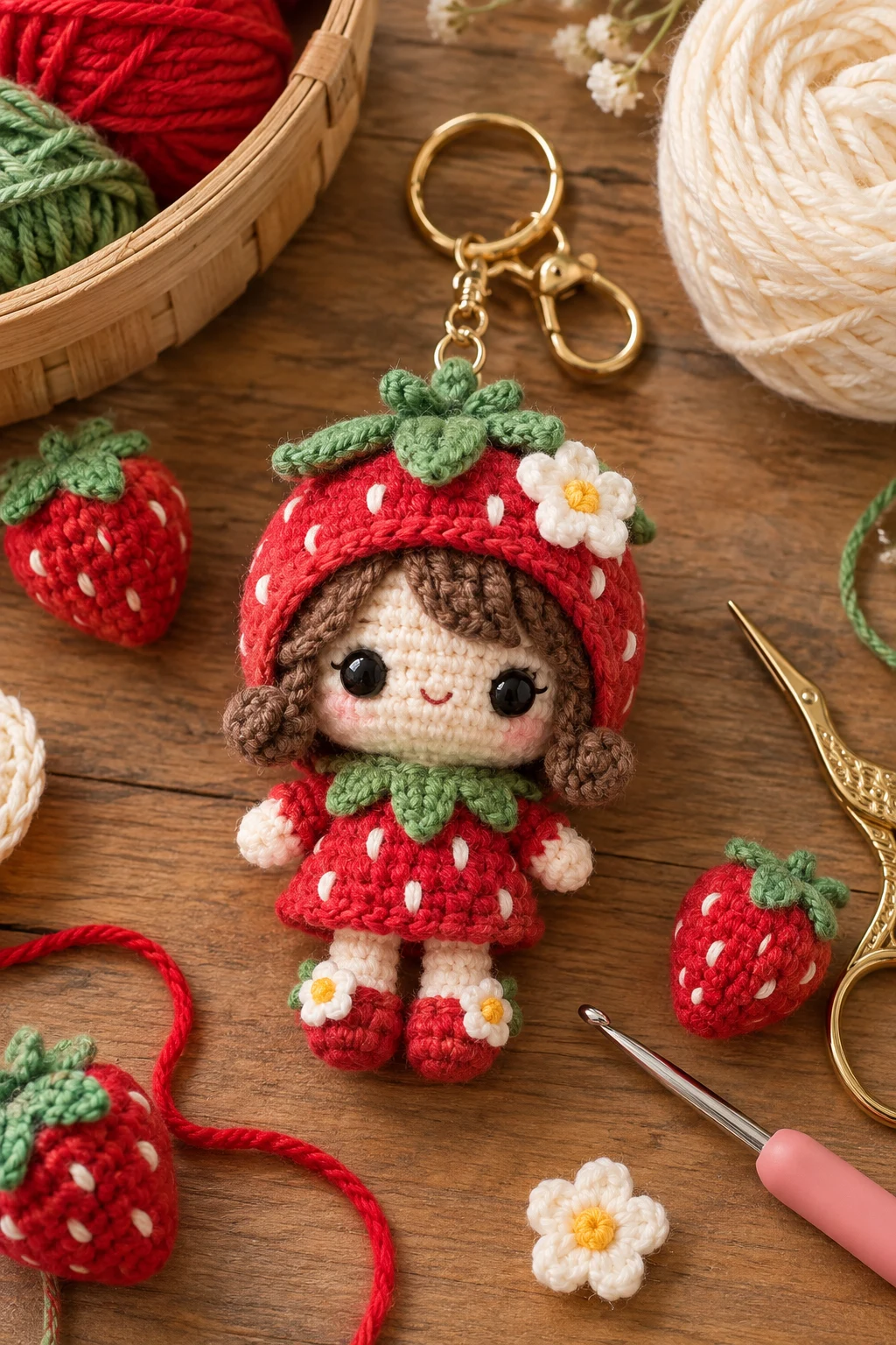 amigurumi keychain — Outfit 15 — amigurumi keychain style outfit