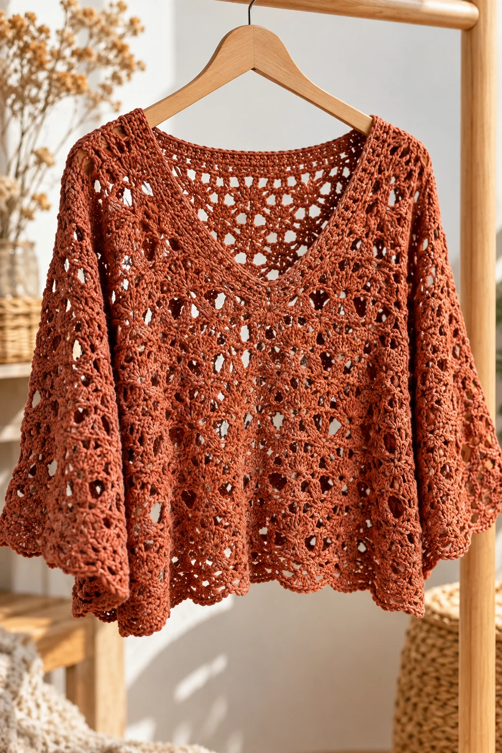 The Open-Stitch Crochet Autumn Top — autumn crochet ideas clothes style outfit
