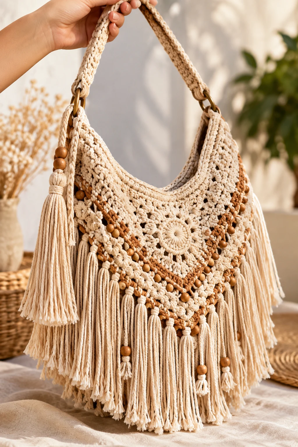 Boho Fringe Crochet Bag — bag crochet style outfit
