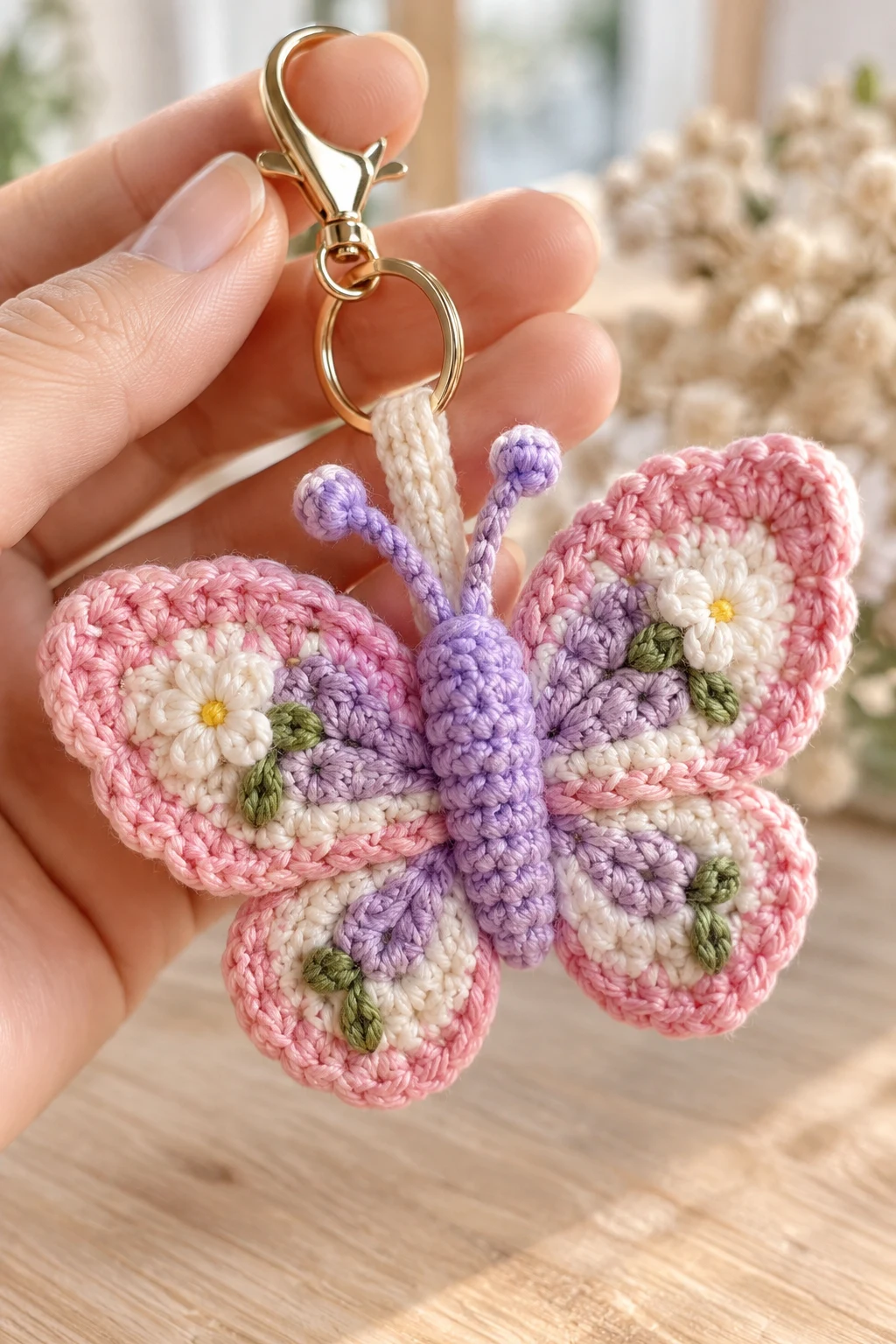 Mini Butterfly Bag Keychain Crochet — bag keychain crochet style outfit