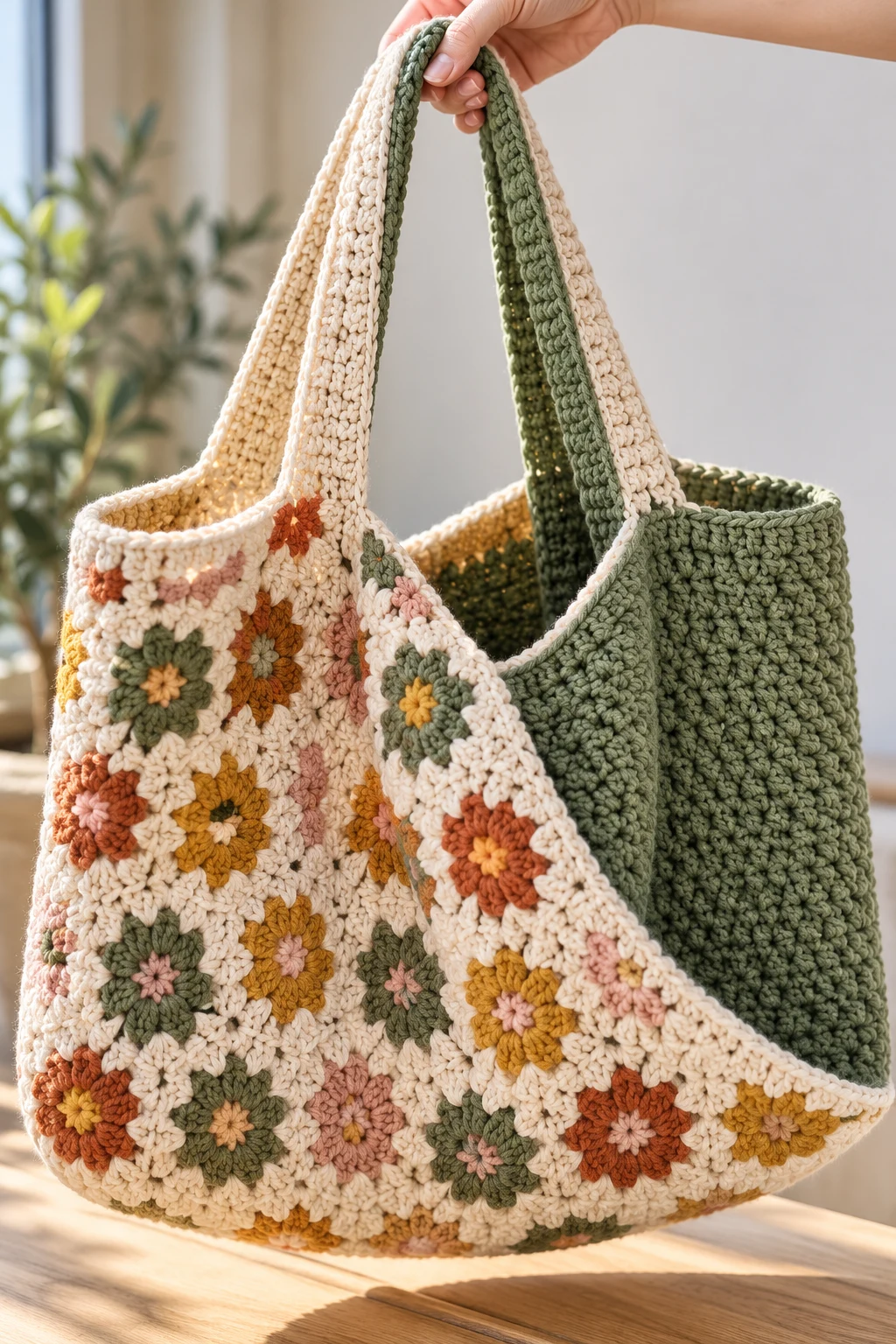 Reversible Big Bag Crochet Tote — big bag crochet