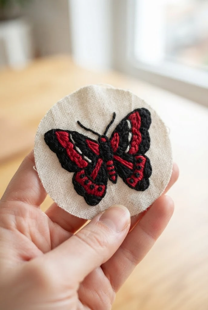 Traditional Bold Outlines — black and red butterfly tattoo style outfit