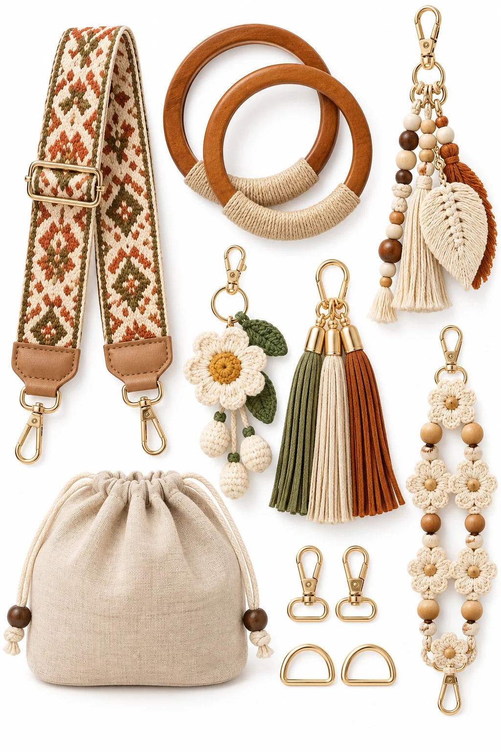 Shop: boho crochet bag accessories