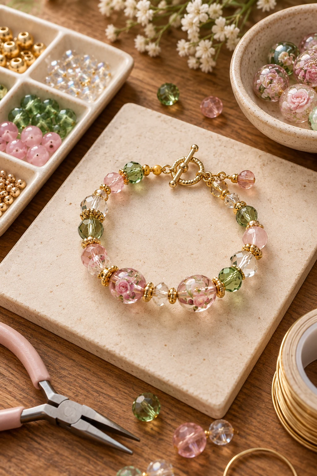 Glass Bead Elegance — bracelet ideas style outfit