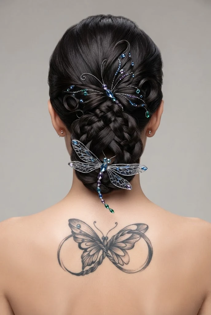 Infinity Loop Continuity — butterfly and dragonfly tattoo style outfit