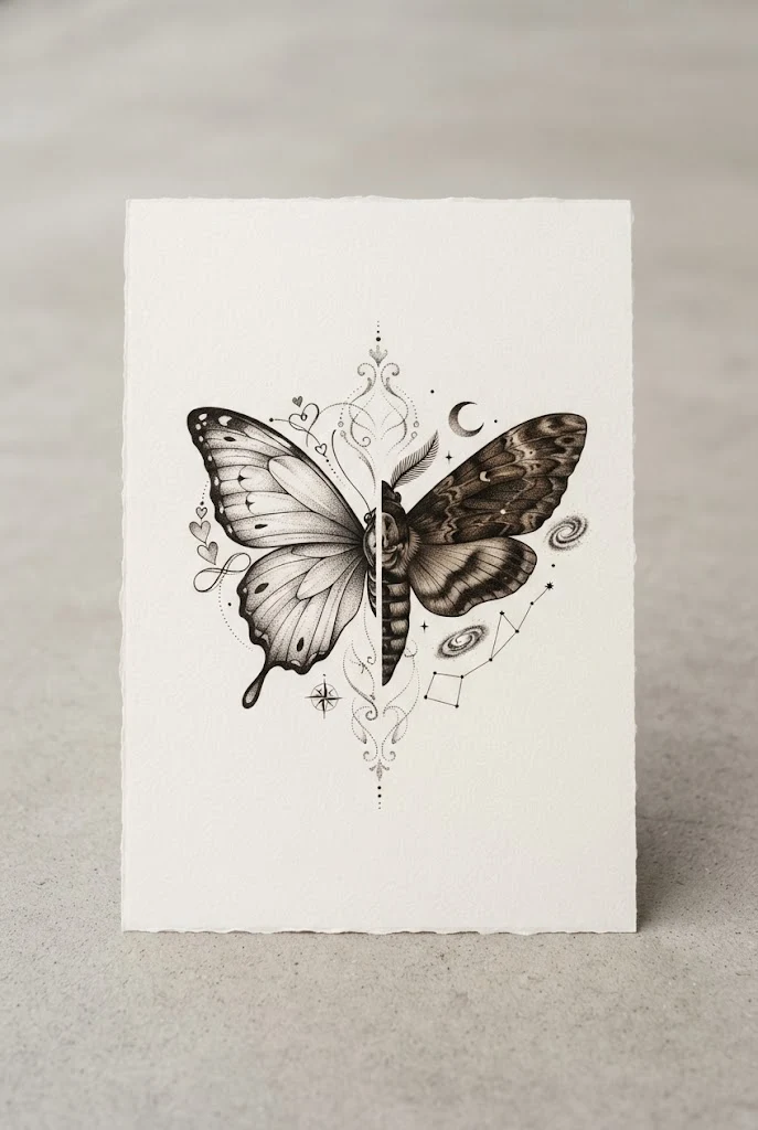 Meaningful Butterfly and Moth Tattoo Meaning — butterfly and moth tattoo style outfit