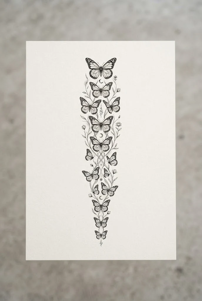 Inspiring Butterfly Back Tattoo Spine Ideas — butterfly back tattoo spine style outfit