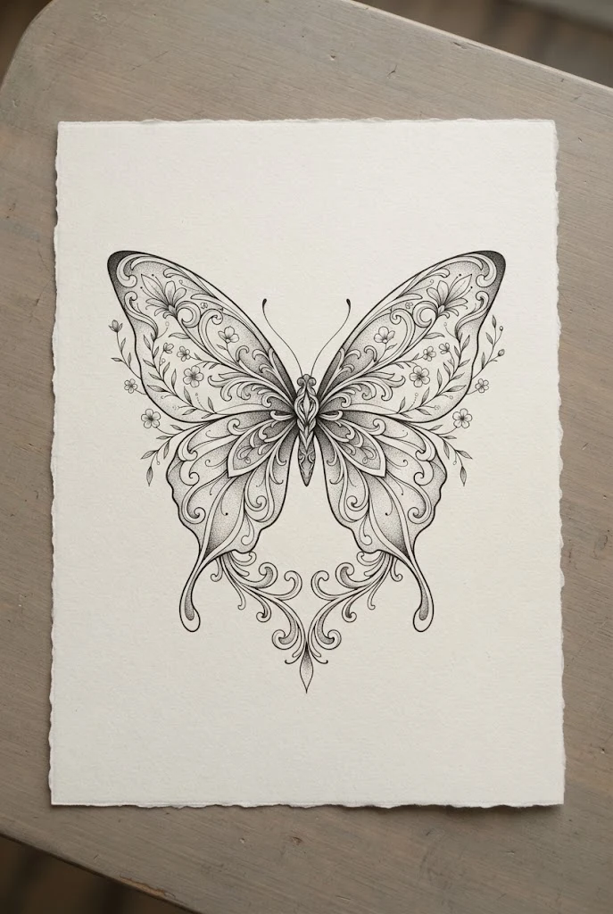 Upper Chest Centerpiece Statement Butterfly — butterfly chest tattoo female style outfit