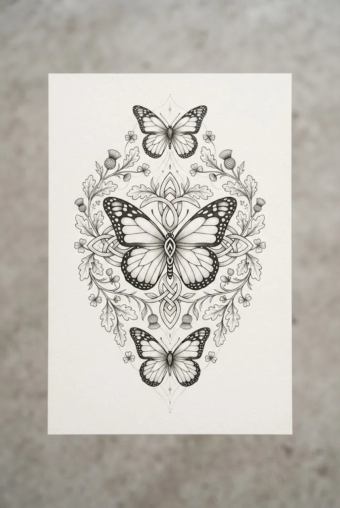 Understanding the Symbolism and Culture — butterfly flower tattoo design style outfit