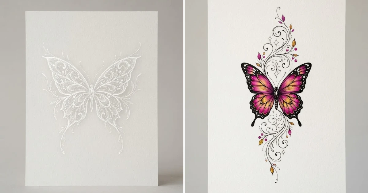Butterfly tattoo black women: 12 Gorgeous Tattoo Ideas butterfly tattoo black women