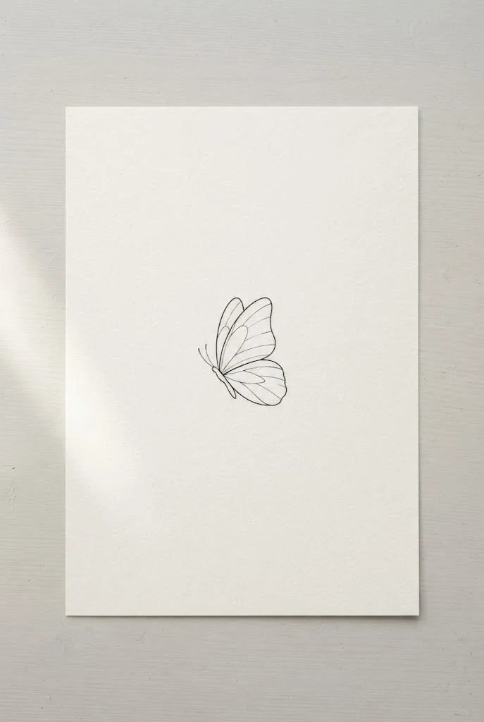 Minimalist Neck Butterfly Tattoo Behind Ear — butterfly tattoo ear style outfit