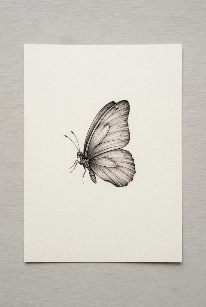 Behind-Ear Micro-Realism Butterfly Tattoo Ideas for Girls — butterfly tattoo ideas for women style outfit