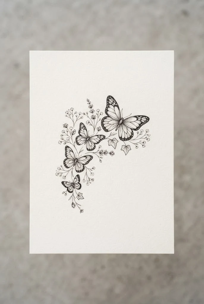 Collarbone Corner Micro-Insects — butterfly tattoo on ribs style outfit