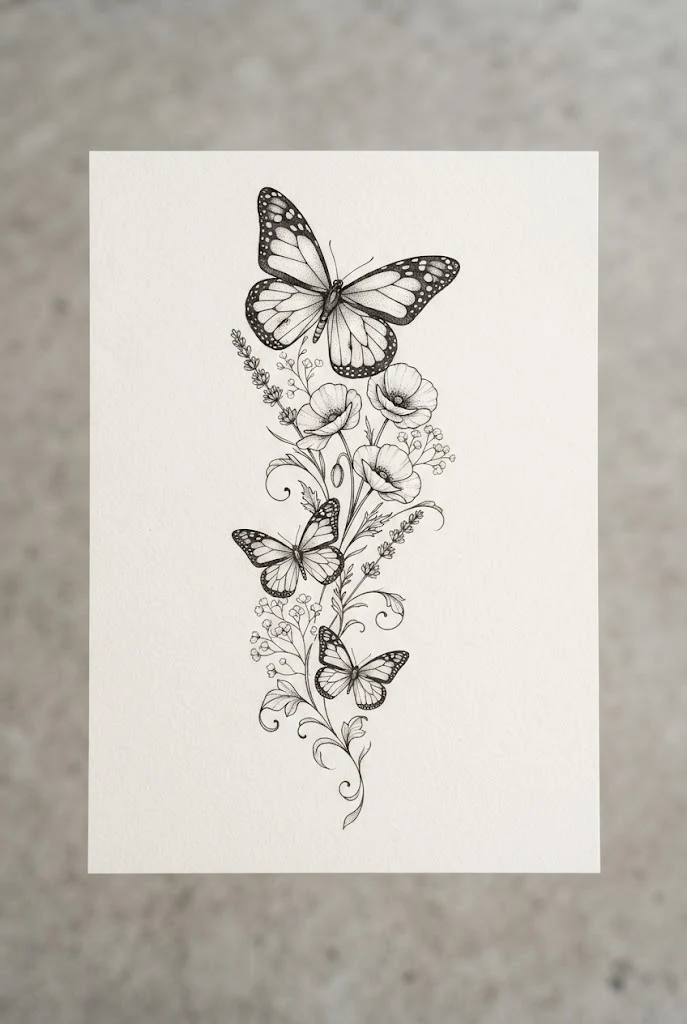 Ankle Micro-Insects for Subtle Charm — butterfly tattoo on ribs style outfit