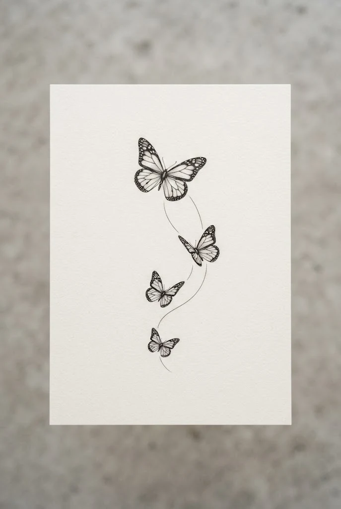 Shoulder Blade Delicate Placement — butterfly tattoo women style outfit