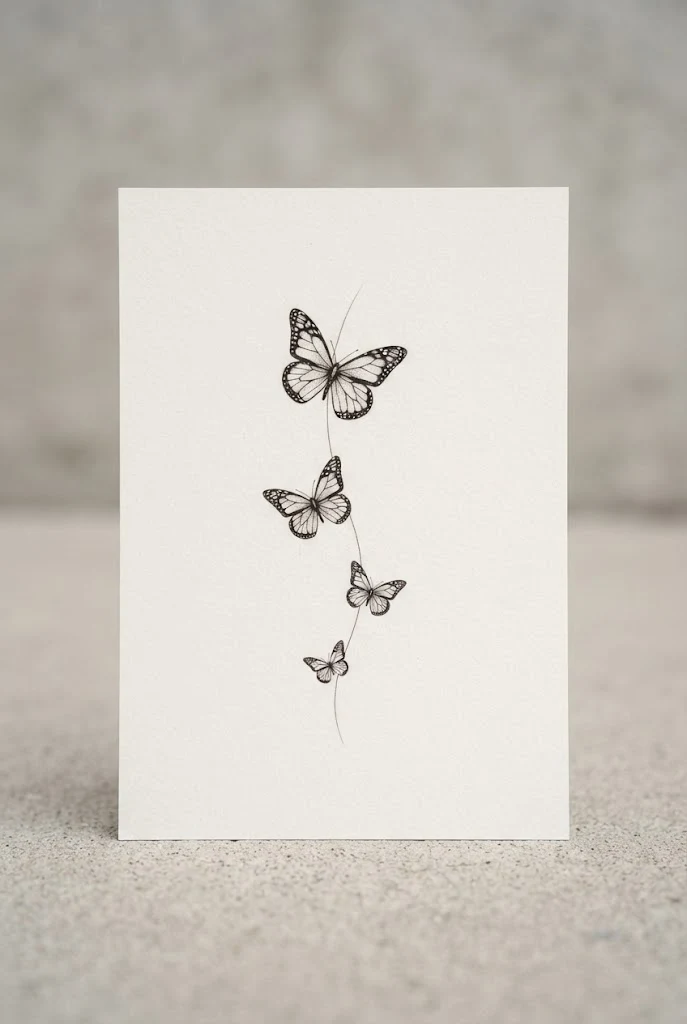 Finger-Side Micro Fine-Line Art — butterfly tattoo women style outfit