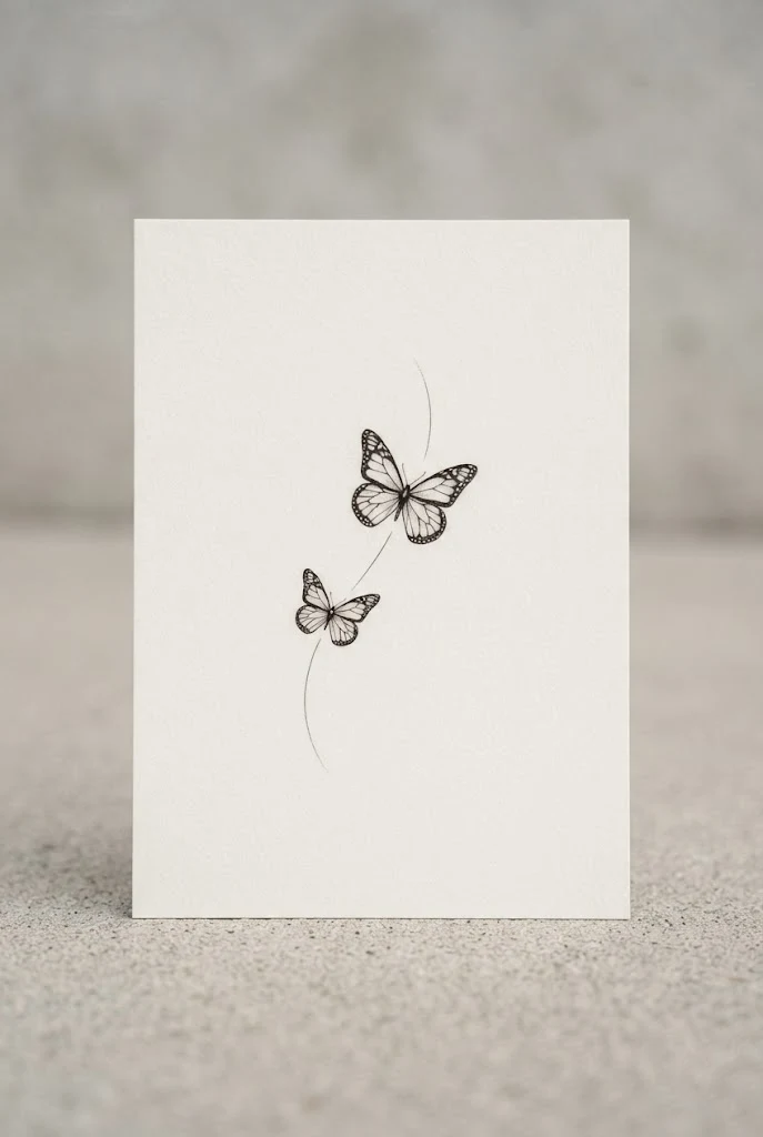 Behind-the-Ear Minimalist Whispers — butterfly tattoo women style outfit