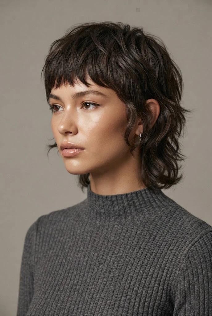 Soft Indie Sleaze Shag — cabello corto peinados aesthetic style outfit