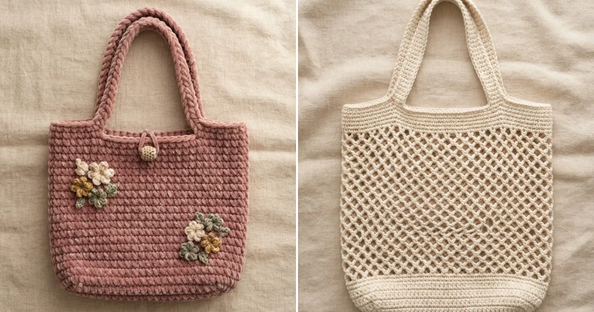 Chunky crochet bag pattern free: 15 Gorgeous DIY Ideas chunky crochet bag pattern free