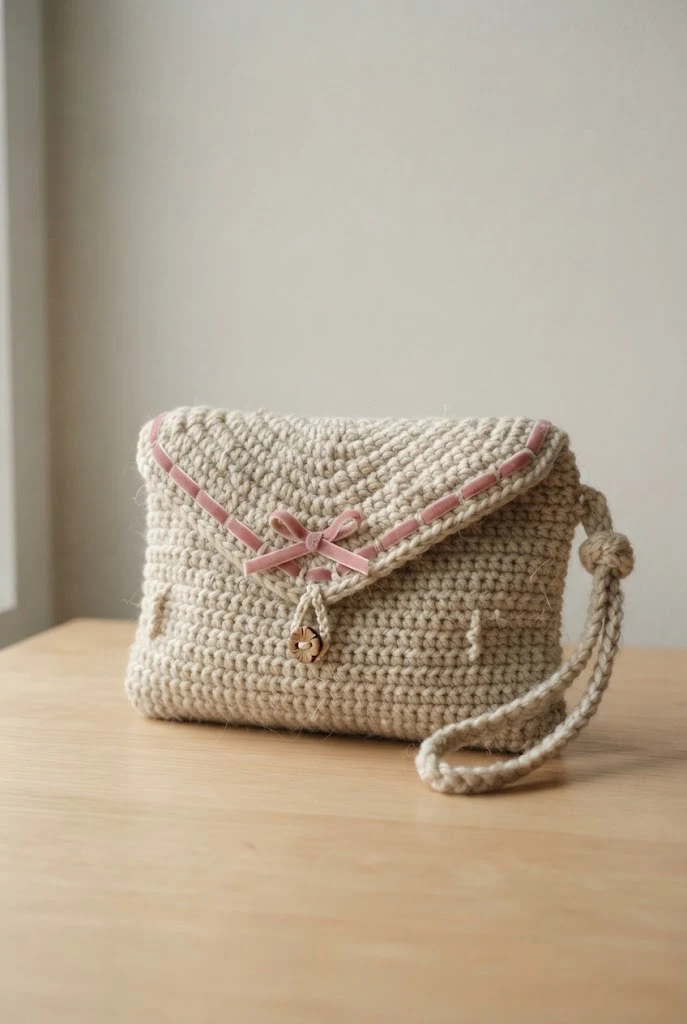Sweetheart Envelope Clutch — coquette crochet bag style outfit