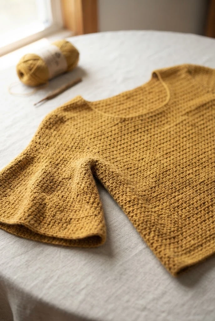 The Saffron Bell-Sleeve Beauty — crocette top sweater style outfit