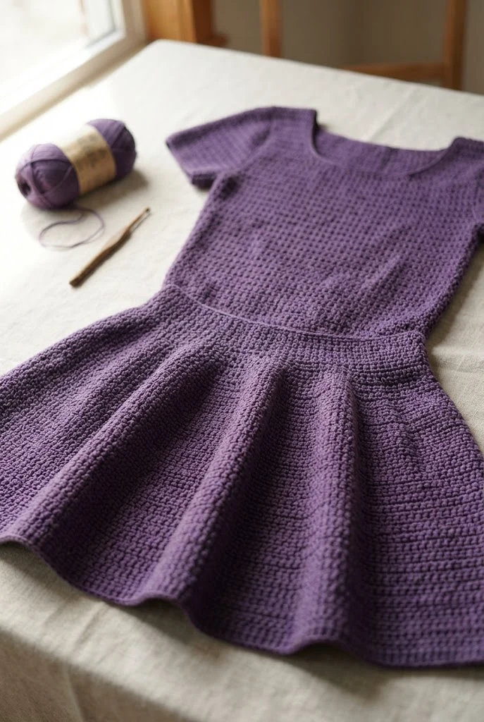 The Ultra-Violet Skater Skirt Set — crocette top sweater style outfit