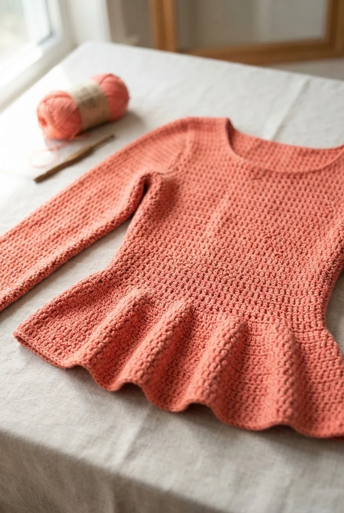 The Crocette Peplum Pullover — crocette top sweater style outfit