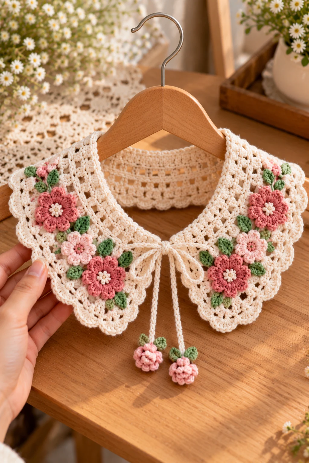 Crochet Collar for a Vintage Touch — crochet accessories