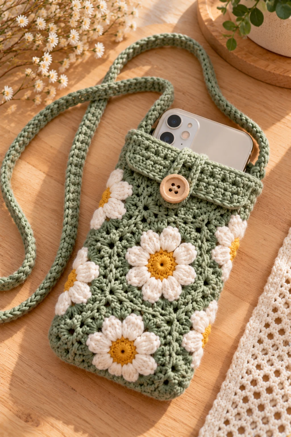 A Crochet Phone Pouch — crochet accessories
