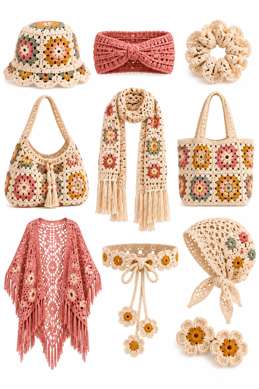 Shop: crochet apparel accessories