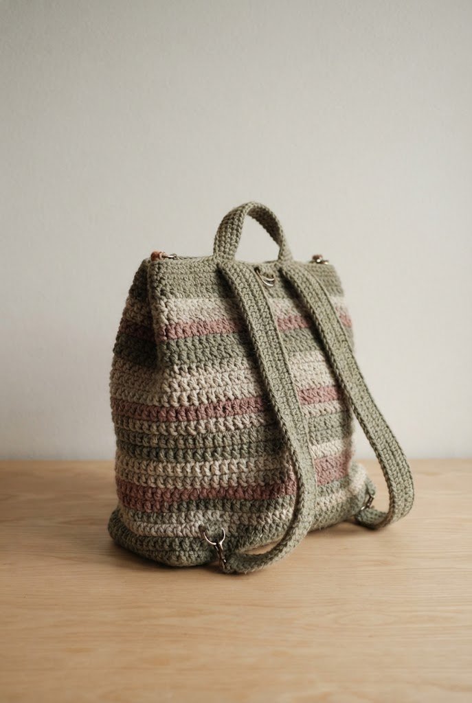 The Convertible Backpack Carrier — crochet baby bag style outfit