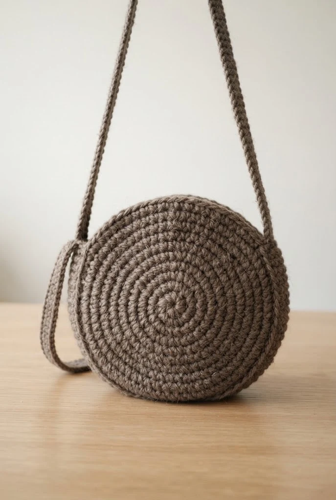 Truffle Festival Circle Bag — crochet bag brown style outfit