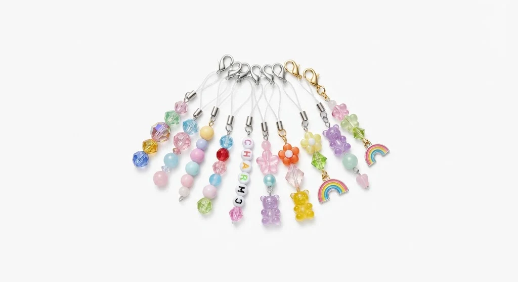 Acrylic Beaded Charms