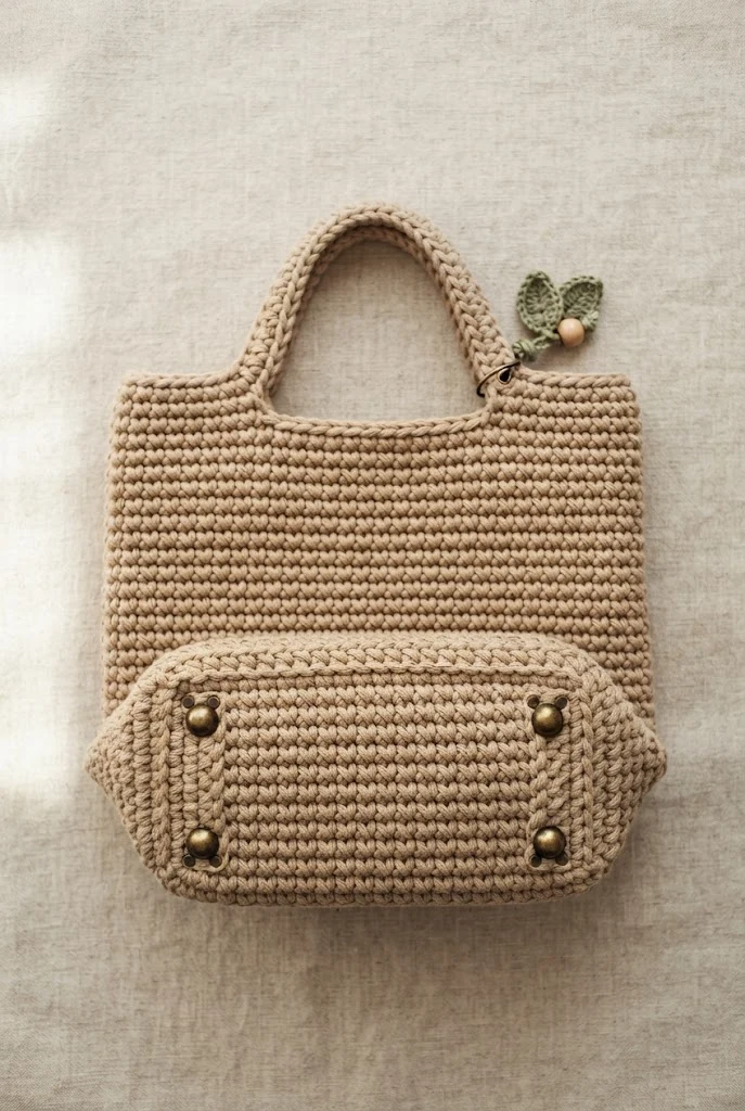 Protective Metal Purse Feet — crochet bag decoration