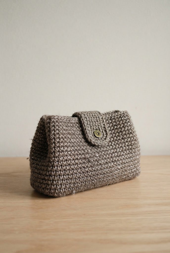 The Sparkle Metallic Evening Clutch — crochet bag summer style outfit